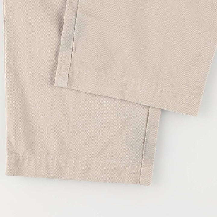 Ralph Lauren Polo Ralph Lauren Andrew Pant Two-pleat Chino Pants Men's Size W32 cotton Beige type Vintage Second Hand