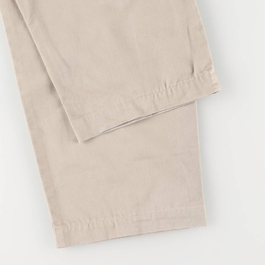 Ralph Lauren Polo Ralph Lauren Andrew Pant Two-pleat Chino Pants Men's Size W32 cotton Beige type Vintage Second Hand