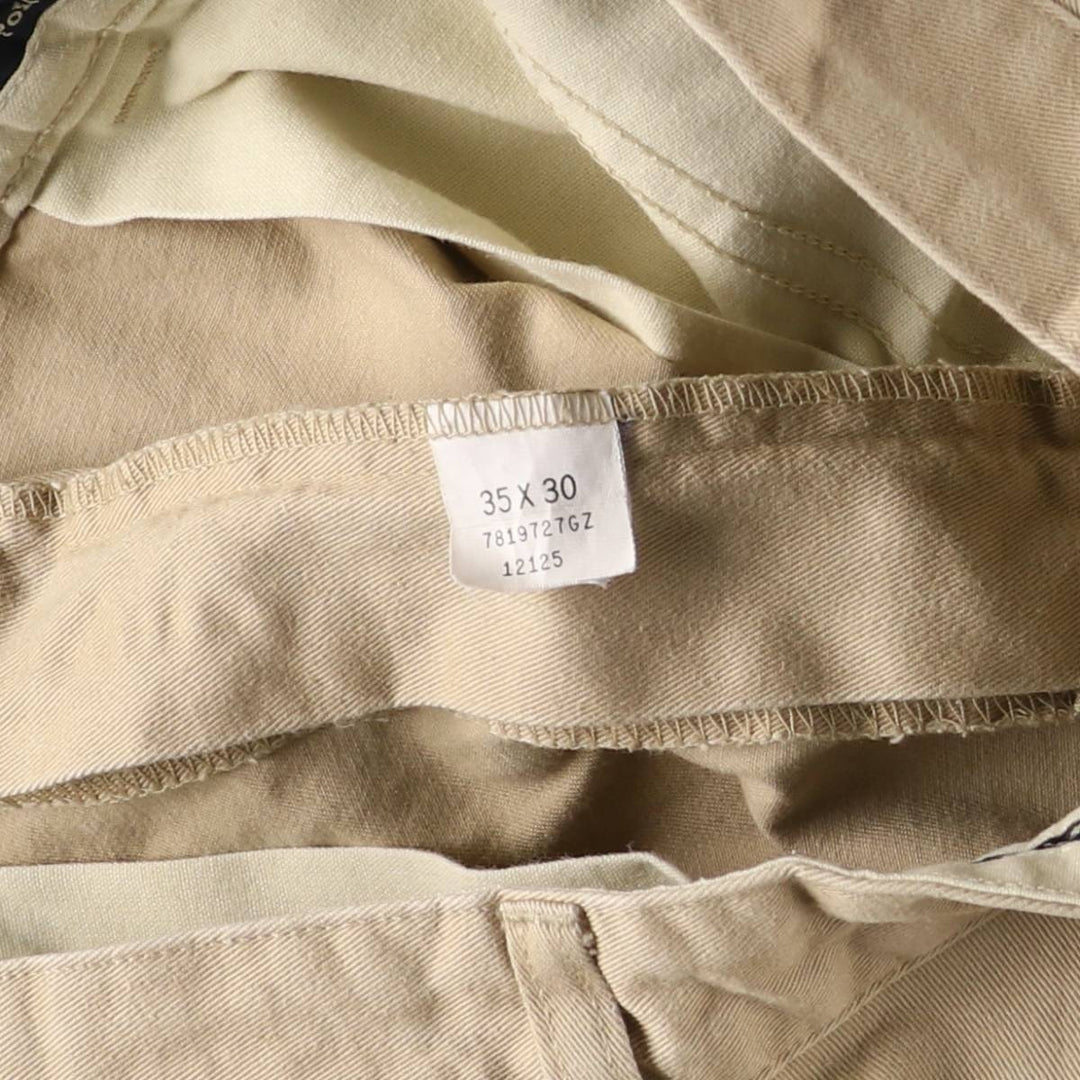 Ralph Lauren POLO Ralph Lauren ANDREW PANT Two-pleat Chino Pants Men's W34 cotton Beige type Vintage Second Hand