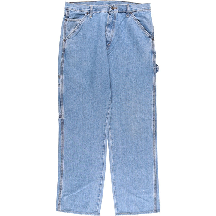 Wrangler Denim Painter Pants for Men, W33 equivalent cotton blue type Vintage Second Hand