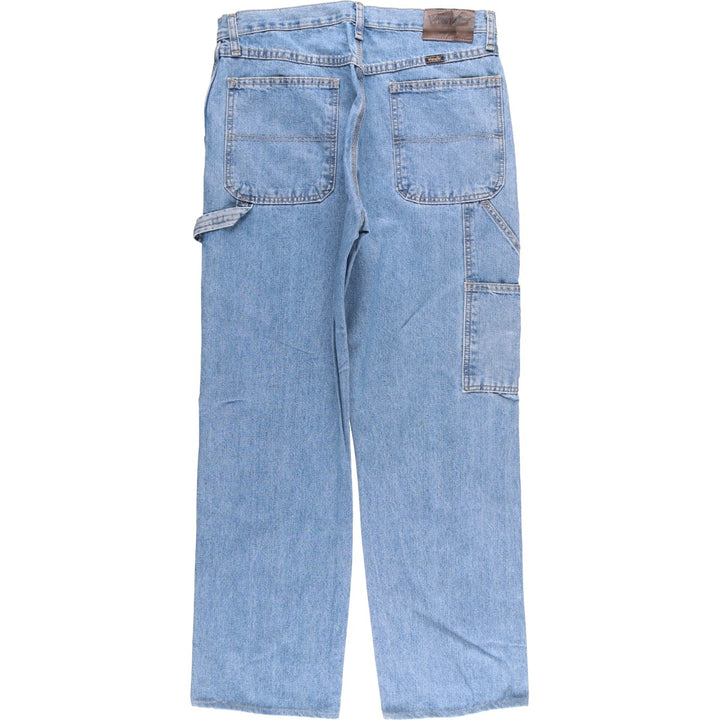 Wrangler Denim Painter Pants for Men, W33 equivalent cotton blue type Vintage Second Hand