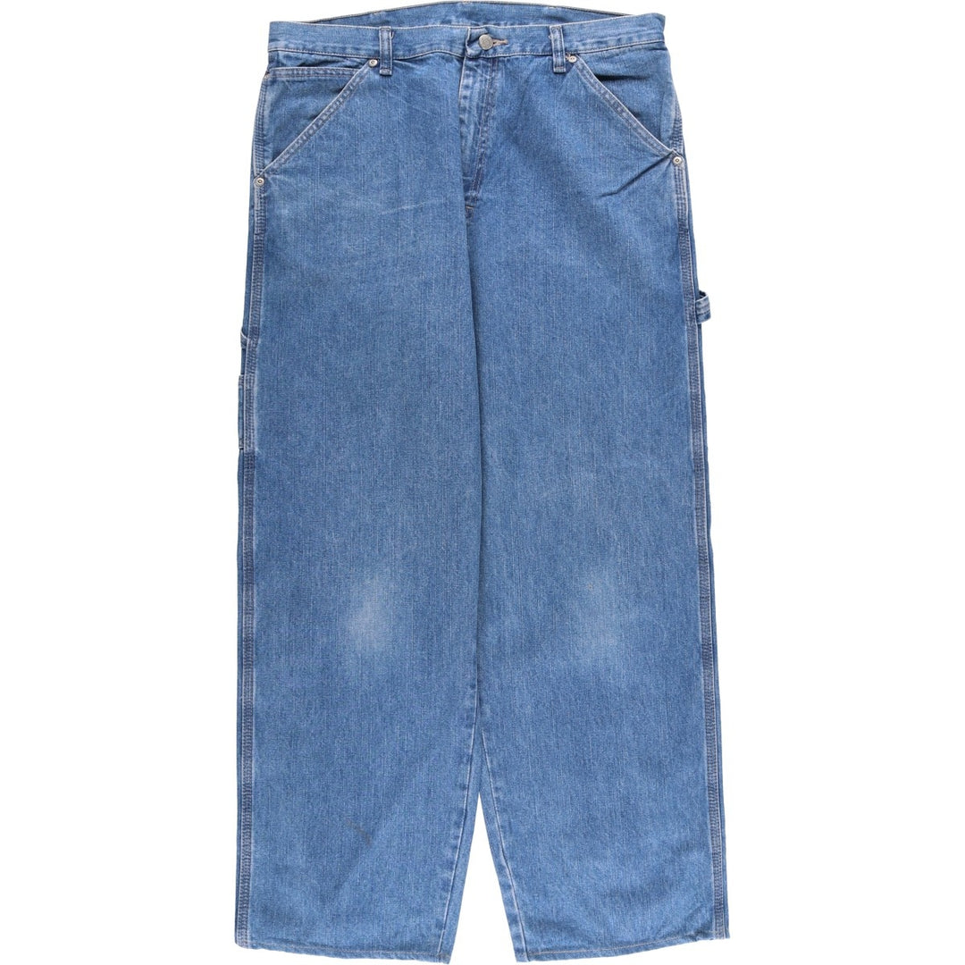 Wrangler Denim Painter Pants for Men, W34 equivalent cotton blue type Vintage Second Hand