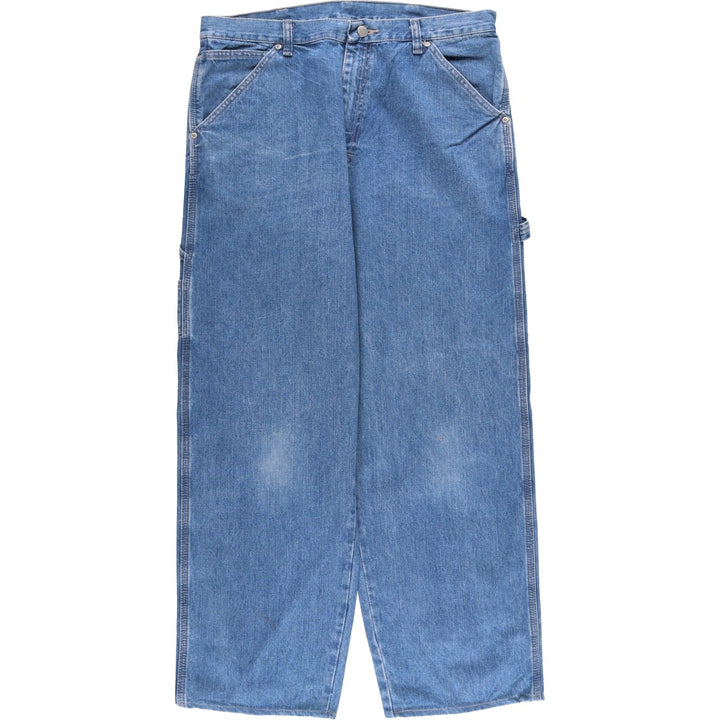 Wrangler Denim Painter Pants for Men, W34 equivalent cotton blue type Vintage Second Hand