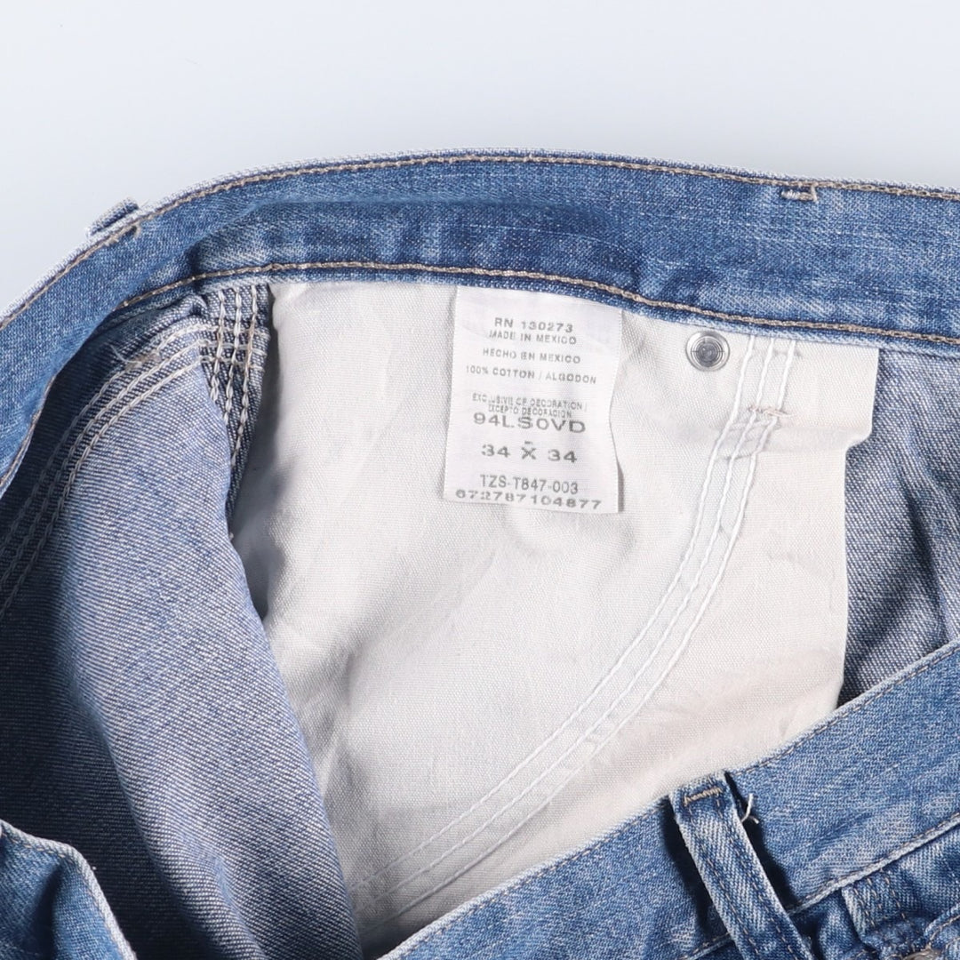 Wrangler Denim Painter Pants for Men, W34 equivalent cotton blue type Vintage Second Hand