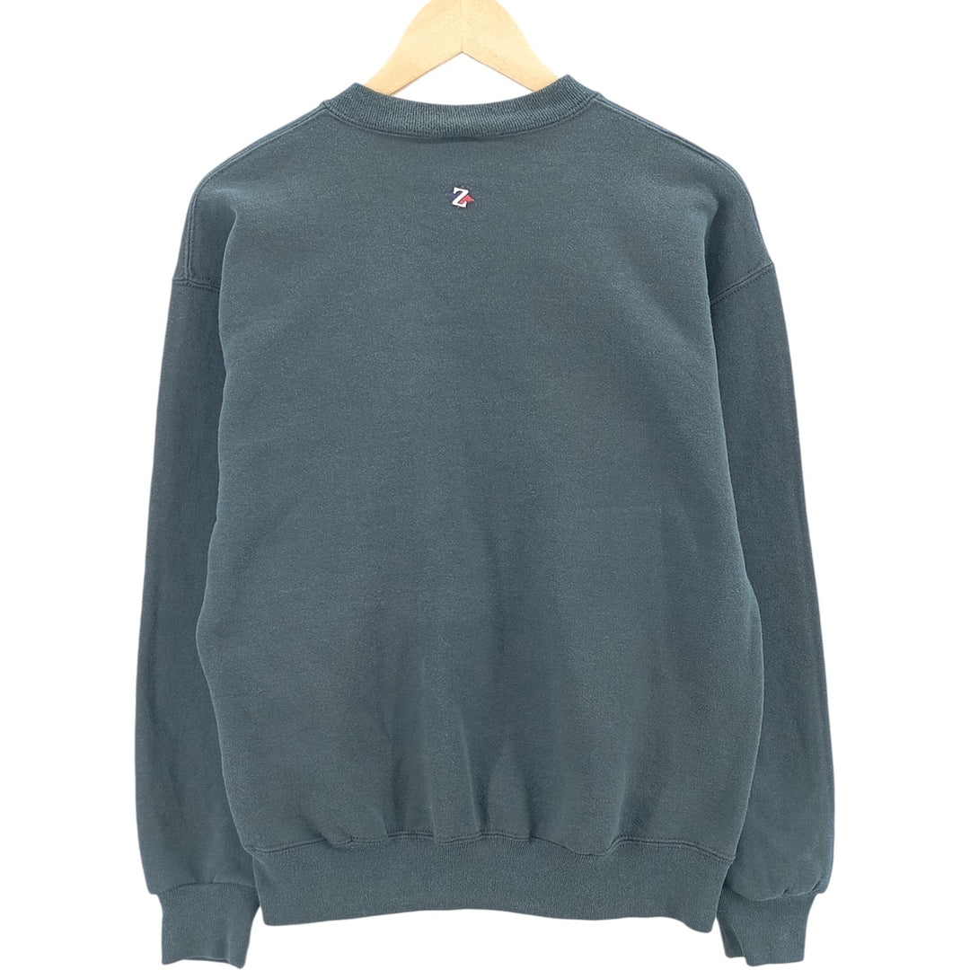 Vintage 90'S Jerzees SPORT plain blank sweatshirt, made in the USA, size M, men's cotton black type Vintage Second Hand