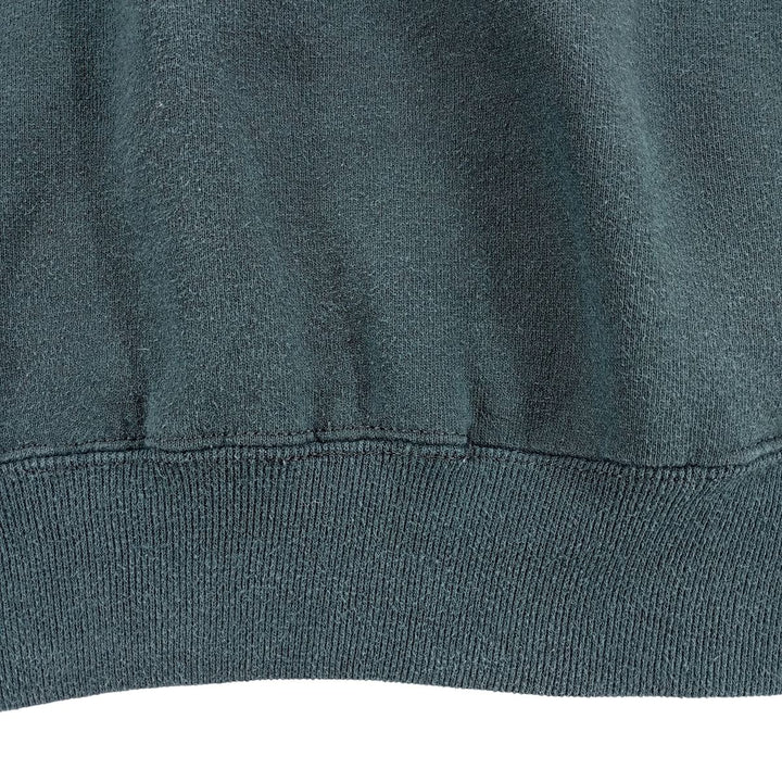 Vintage 90'S Jerzees SPORT plain blank sweatshirt, made in the USA, size M, men's cotton black type Vintage Second Hand