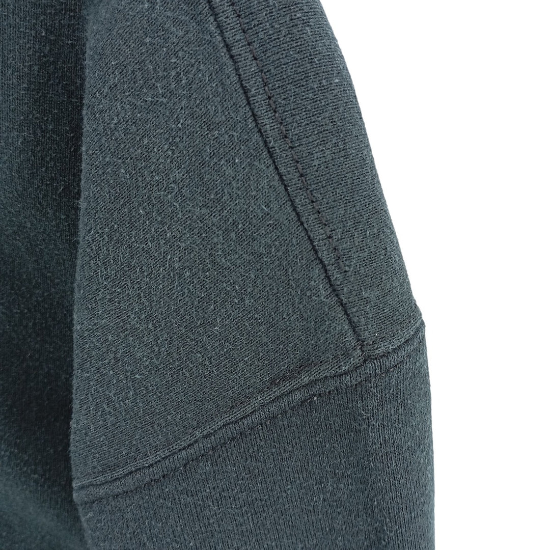 Vintage 90'S Jerzees SPORT plain blank sweatshirt, made in the USA, size M, men's cotton black type Vintage Second Hand