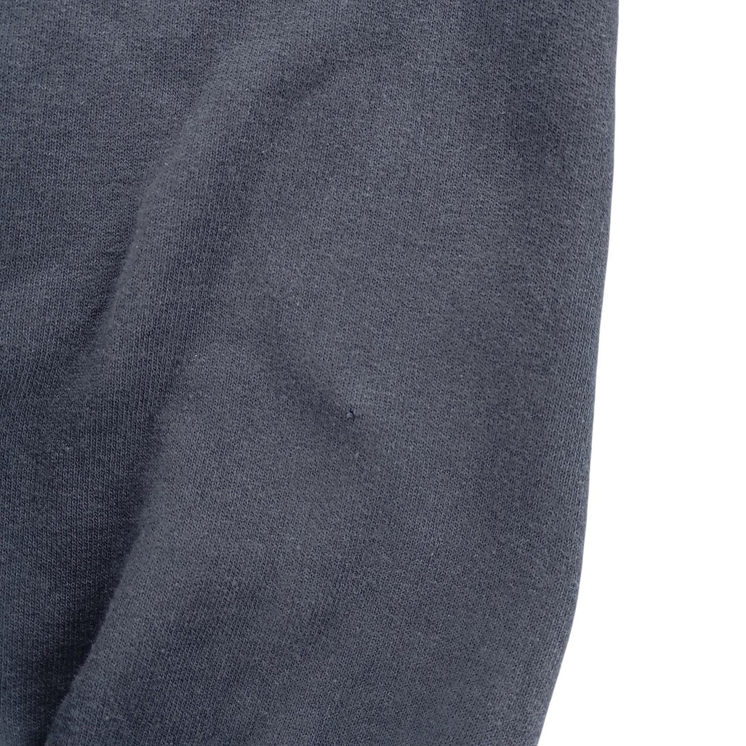 Vintage 90s-00'S Hanes Ultimate Cotton plain blank sweatshirt, men's size M cotton navy blue type Vintage Second Hand