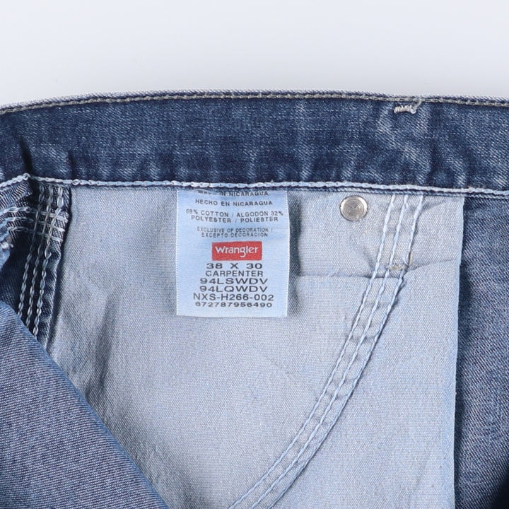 2000'S Wrangler Carpenter Denim Painter Pants, Men's, Size W39 cotton blue type Vintage Second Hand
