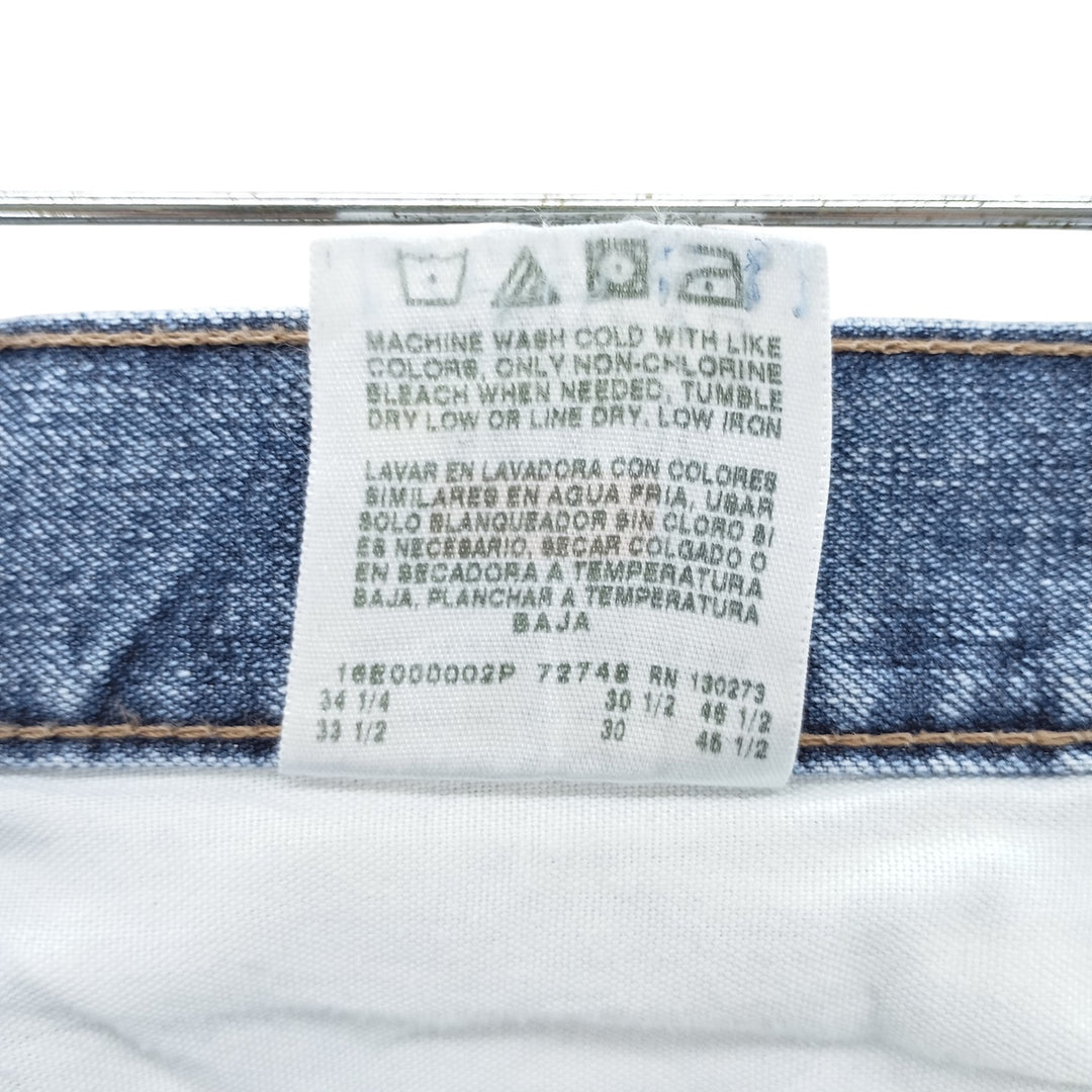 00'S Wrangler CARPENTER denim painter pants for men, equivalent to W32 cotton blue type Vintage Second Hand