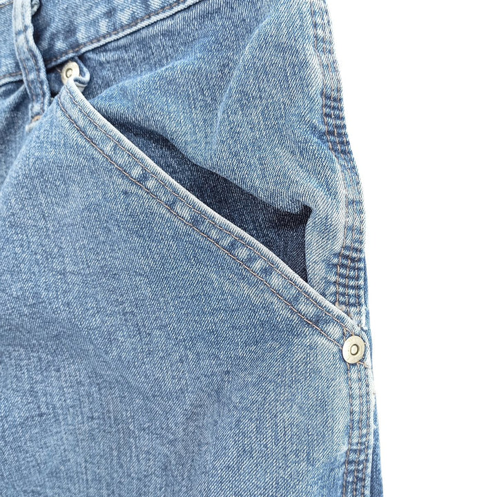 00'S Wrangler CARPENTER denim painter pants for men, equivalent to W32 cotton blue type Vintage Second Hand