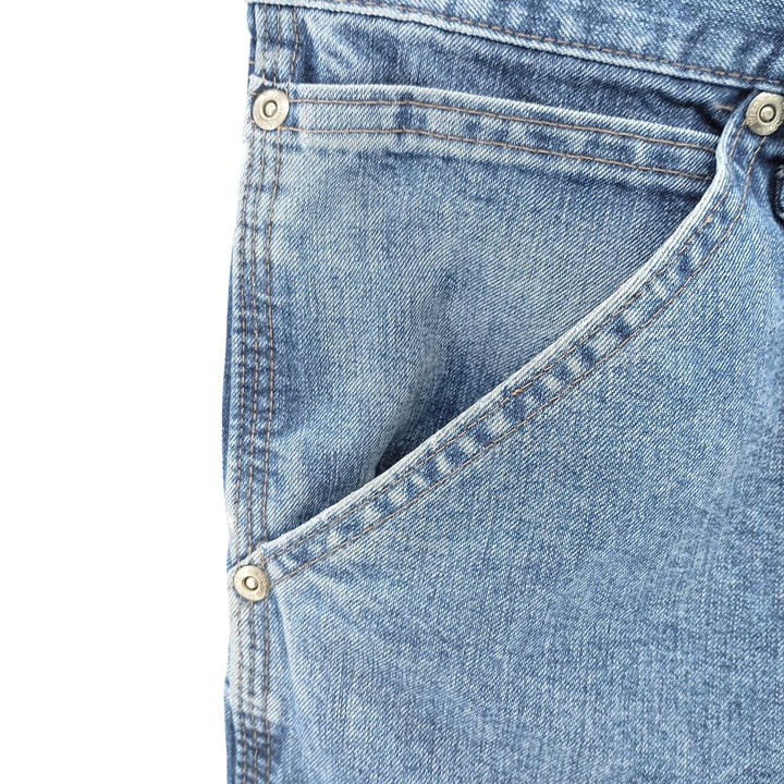 00'S Wrangler CARPENTER denim painter pants for men, equivalent to W32 cotton blue type Vintage Second Hand