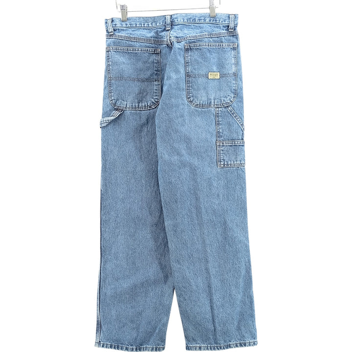 00'S Wrangler CARPENTER denim painter pants for men, equivalent to W32 cotton blue type Vintage Second Hand