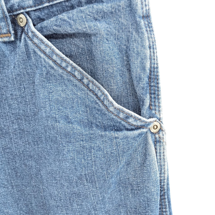 00'S Wrangler CARPENTER denim painter pants for men, equivalent to W32 cotton blue type Vintage Second Hand