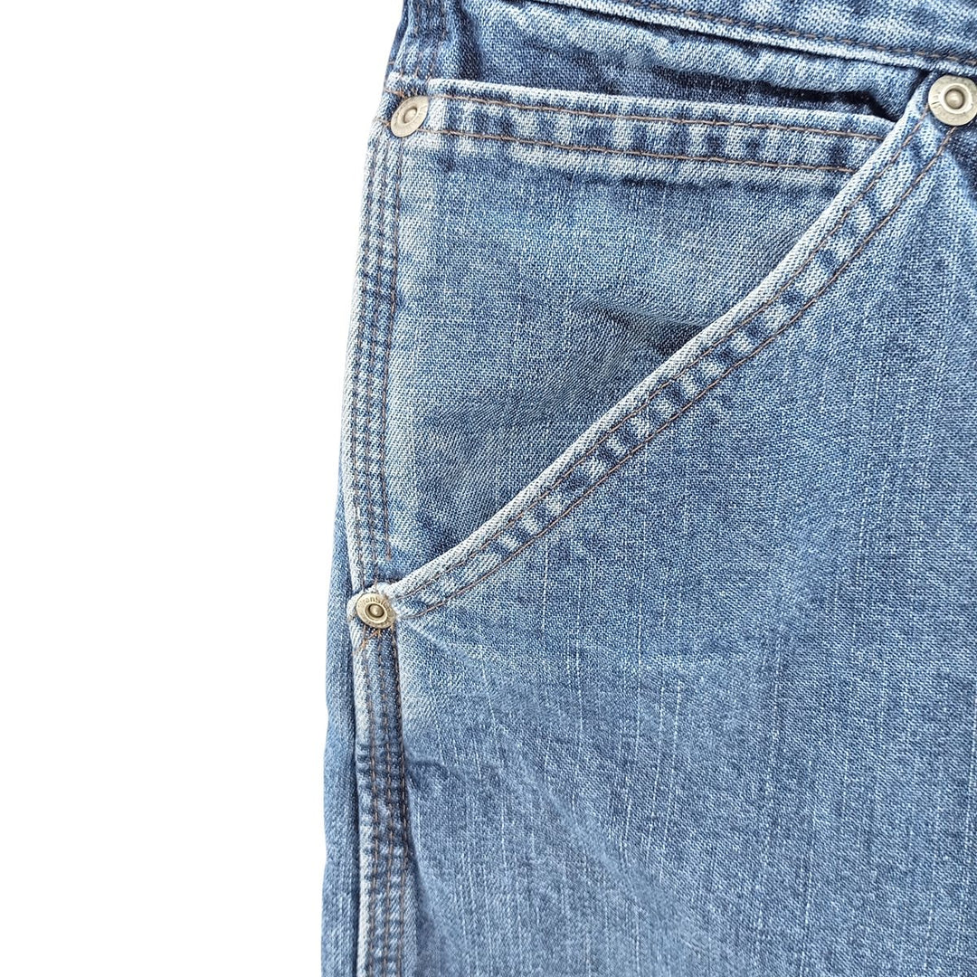 00'S Wrangler CARPENTER denim painter pants for men, equivalent to W32 cotton blue type Vintage Second Hand