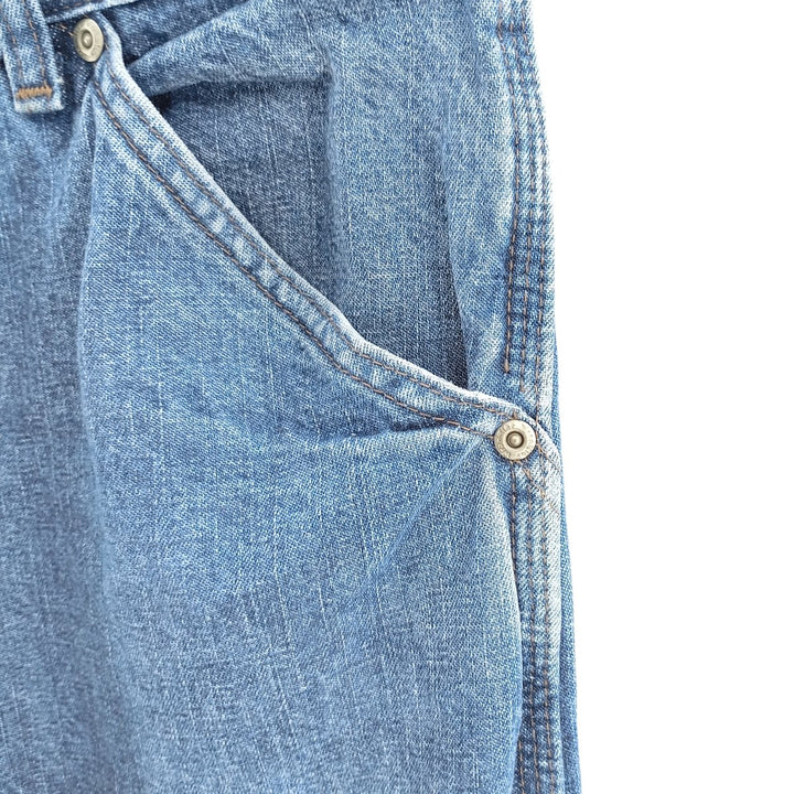 00'S Wrangler CARPENTER denim painter pants for men, equivalent to W32 cotton blue type Vintage Second Hand