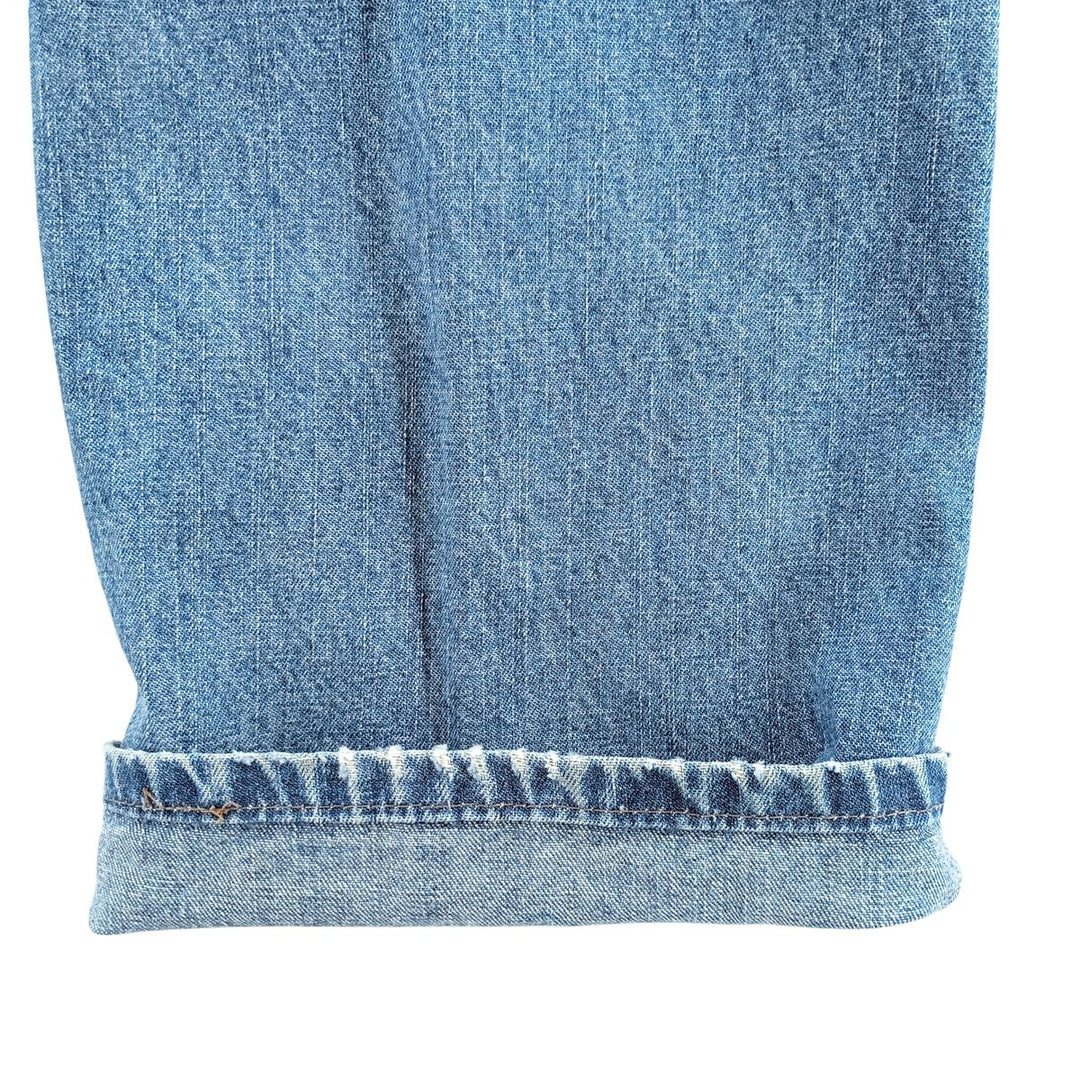 00'S Wrangler CARPENTER denim painter pants for men, equivalent to W32 cotton blue type Vintage Second Hand