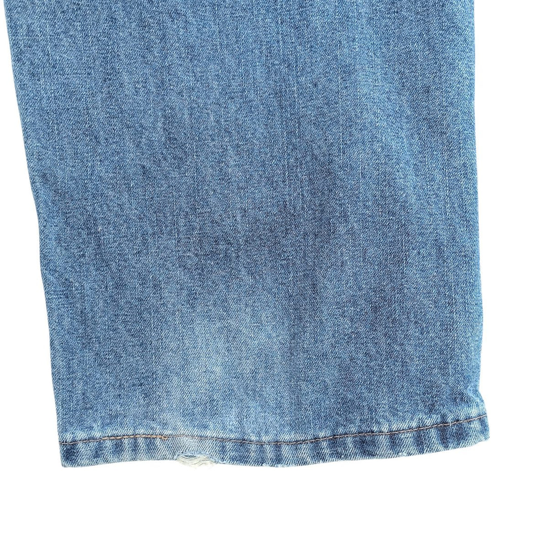 00'S Wrangler CARPENTER denim painter pants for men, equivalent to w37 cotton blue type Vintage Second Hand
