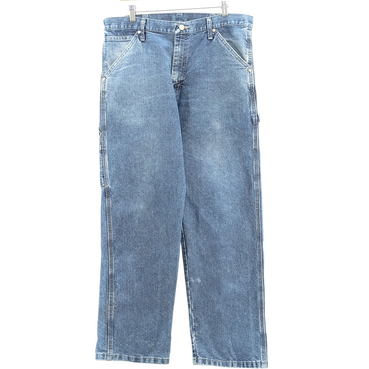 00'S Wrangler CARPENTER denim painter pants for men, equivalent to W34 cotton blue type Vintage Second Hand