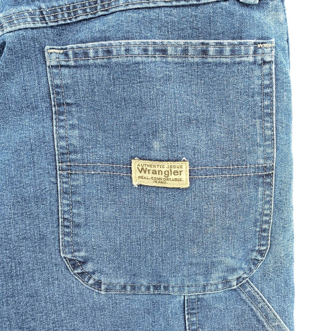 00'S Wrangler CARPENTER denim painter pants for men, equivalent to W34 cotton blue type Vintage Second Hand