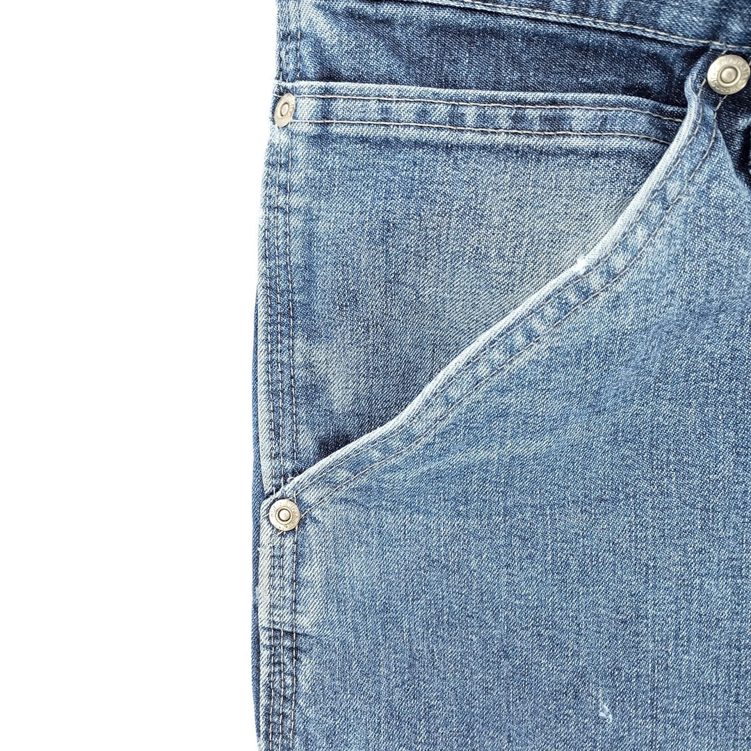 00'S Wrangler CARPENTER denim painter pants for men, equivalent to W34 cotton blue type Vintage Second Hand