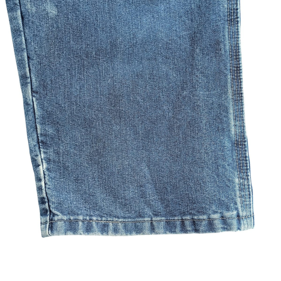 00'S Wrangler CARPENTER denim painter pants for men, equivalent to W34 cotton blue type Vintage Second Hand