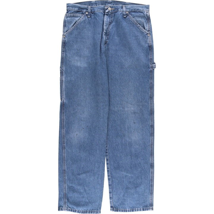 00'S Wrangler CARPENTER denim painter pants for men, equivalent to W34 cotton blue type Vintage Second Hand