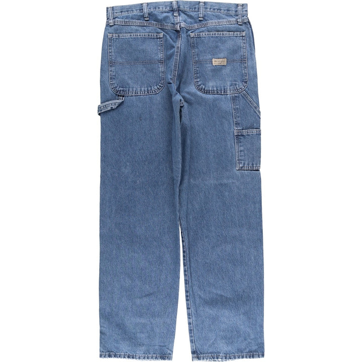00'S Wrangler CARPENTER denim painter pants for men, equivalent to W34 cotton blue type Vintage Second Hand