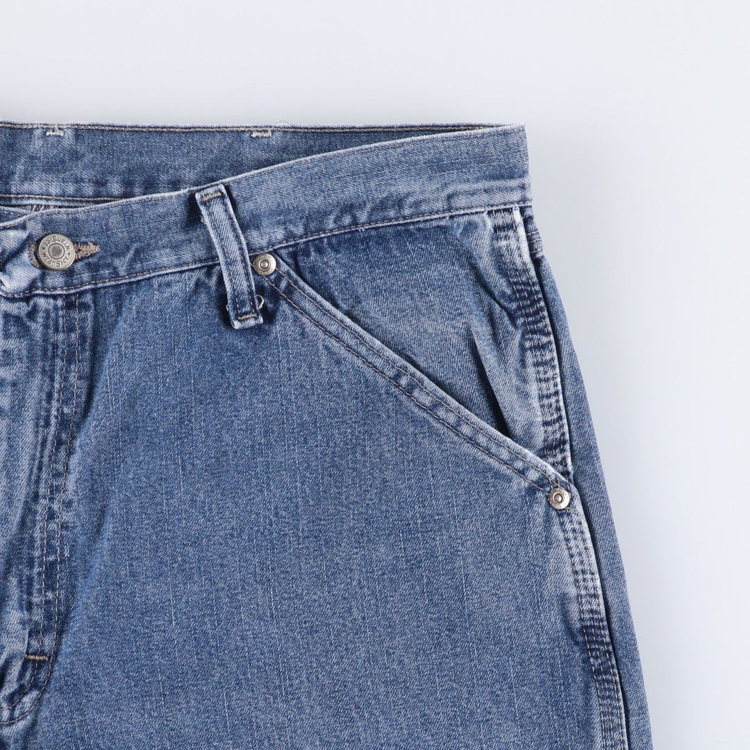 00'S Wrangler CARPENTER denim painter pants for men, equivalent to W34 cotton blue type Vintage Second Hand