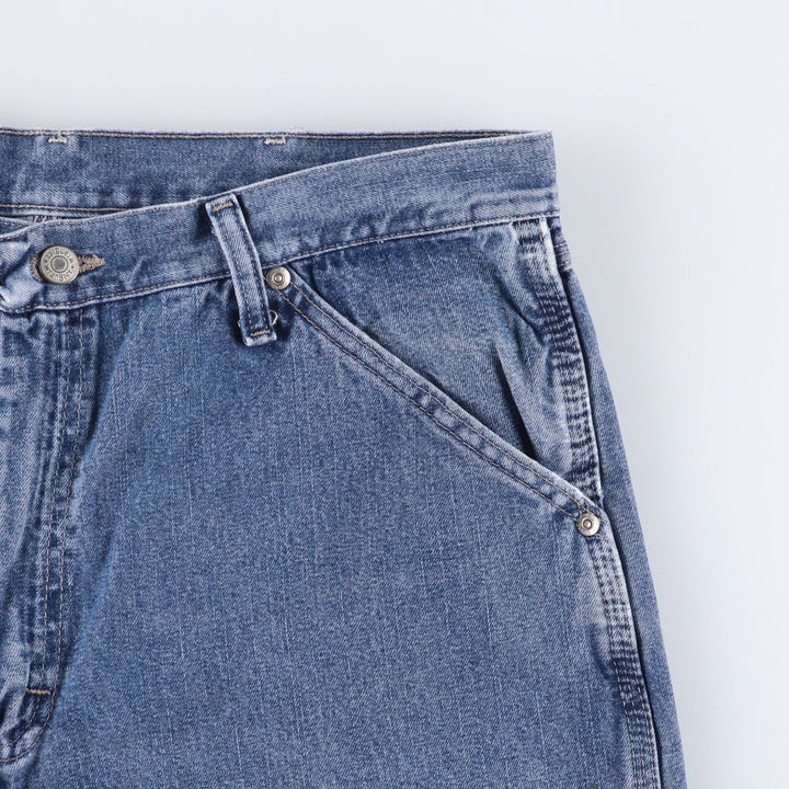 00'S Wrangler CARPENTER denim painter pants for men, equivalent to W34 cotton blue type Vintage Second Hand