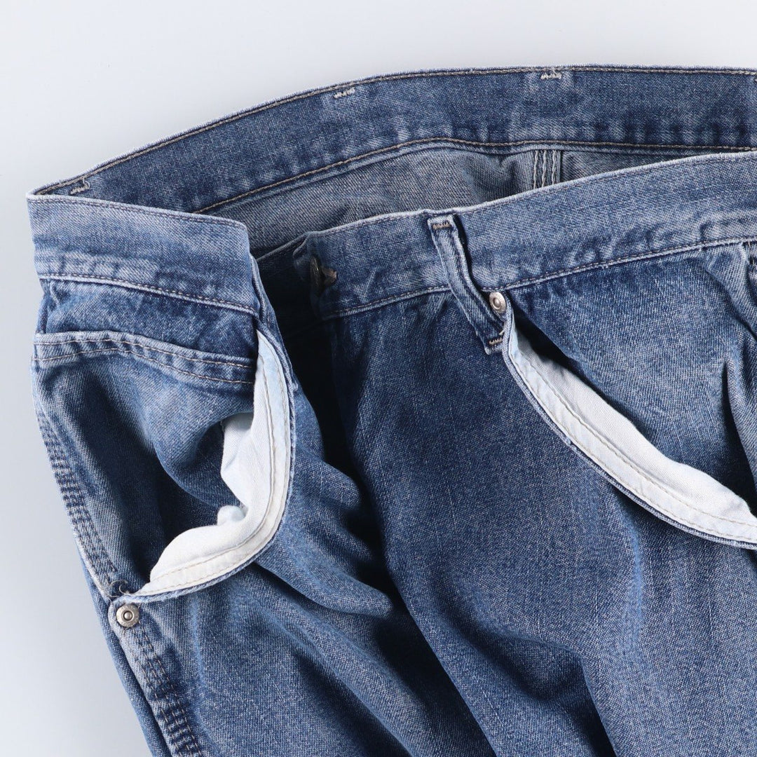 00'S Wrangler CARPENTER denim painter pants for men, equivalent to W34 cotton blue type Vintage Second Hand