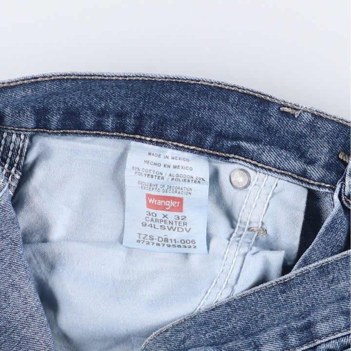 2000'S Wrangler Carpenter Denim Painter Pants, Men's, Size W29 cotton blue type Vintage Second Hand