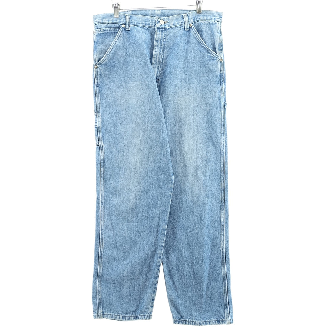 Wrangler Denim Painter Pants for Men, W34 equivalent cotton blue type Vintage Second Hand