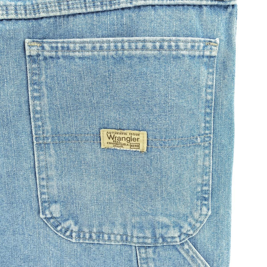 Wrangler Denim Painter Pants for Men, W34 equivalent cotton blue type Vintage Second Hand