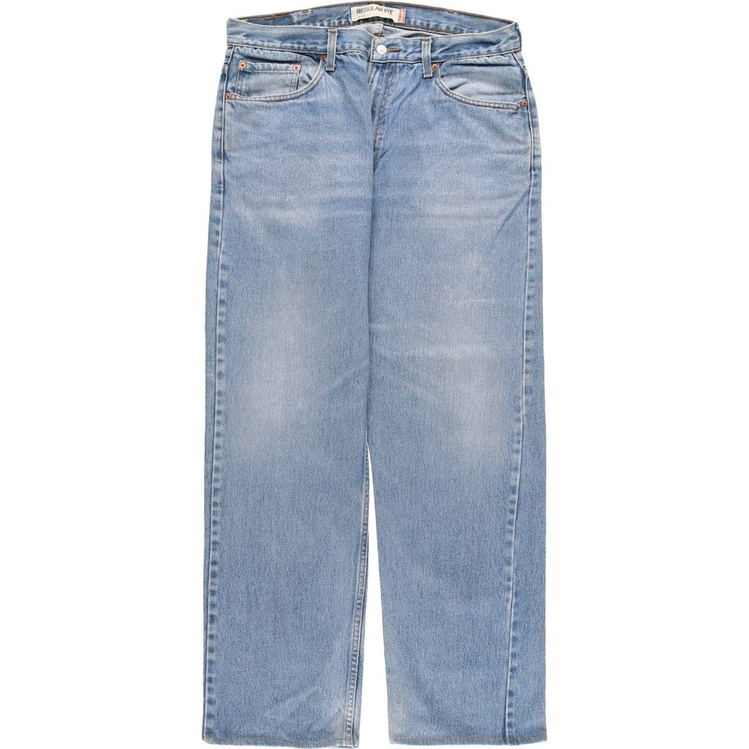 Levi's 505 REGULAR FIT tapered denim pants for men, size w36 cotton blue type Vintage Second Hand