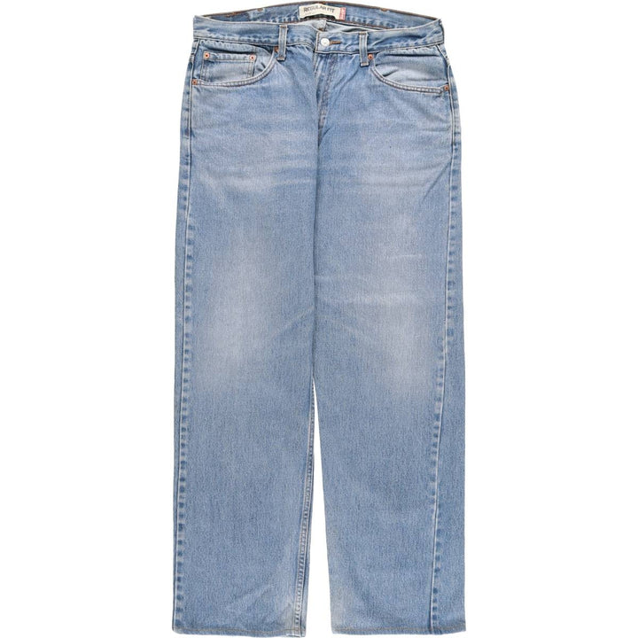 Levi's 505 REGULAR FIT tapered denim pants for men, size w36 cotton blue type Vintage Second Hand