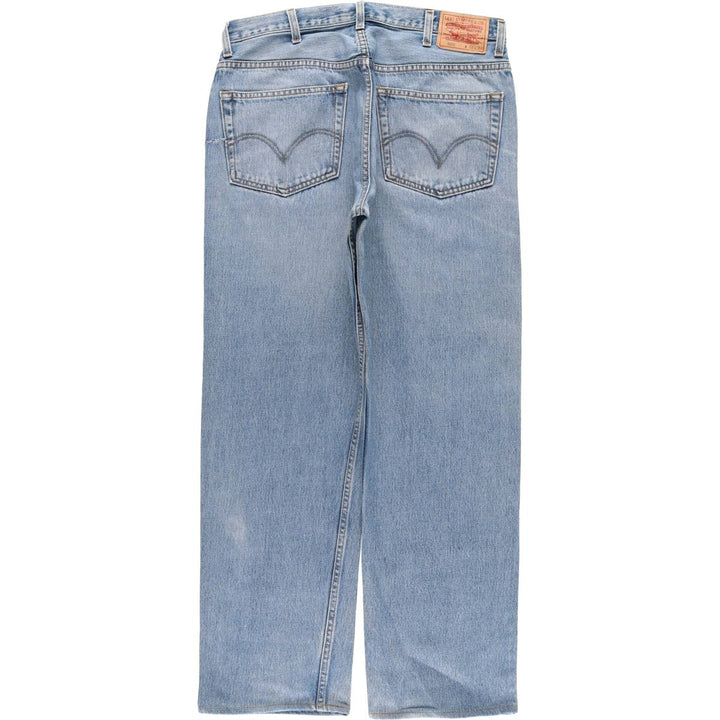 Levi's 505 REGULAR FIT tapered denim pants for men, size w36 cotton blue type Vintage Second Hand