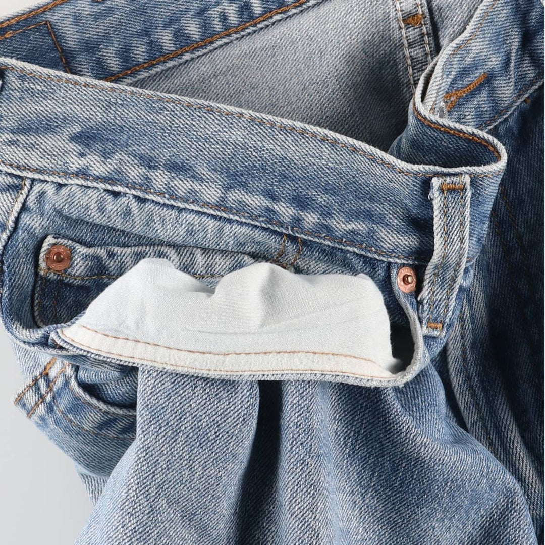 Levi's 505 REGULAR FIT tapered denim pants for men, size w36 cotton blue type Vintage Second Hand