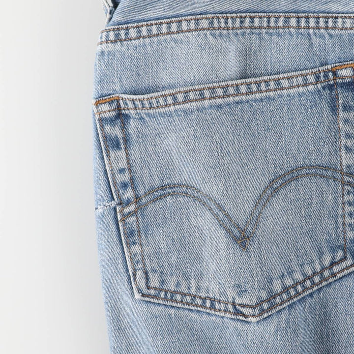 Levi's 505 REGULAR FIT tapered denim pants for men, size w36 cotton blue type Vintage Second Hand