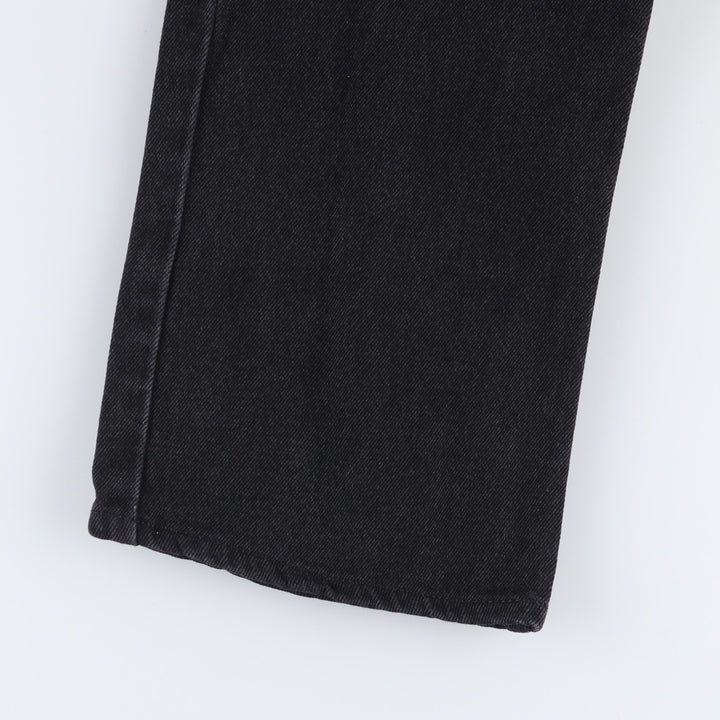 00'S Levi's 505 REGULAR FIT tapered denim pants for men, size w30 cotton black type Vintage Second Hand