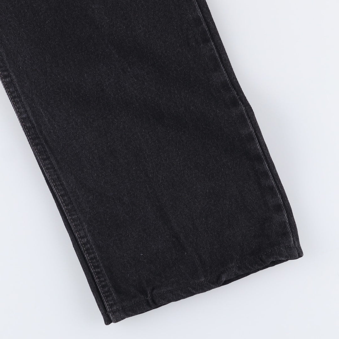 00'S Levi's 505 REGULAR FIT tapered denim pants for men, size w30 cotton black type Vintage Second Hand