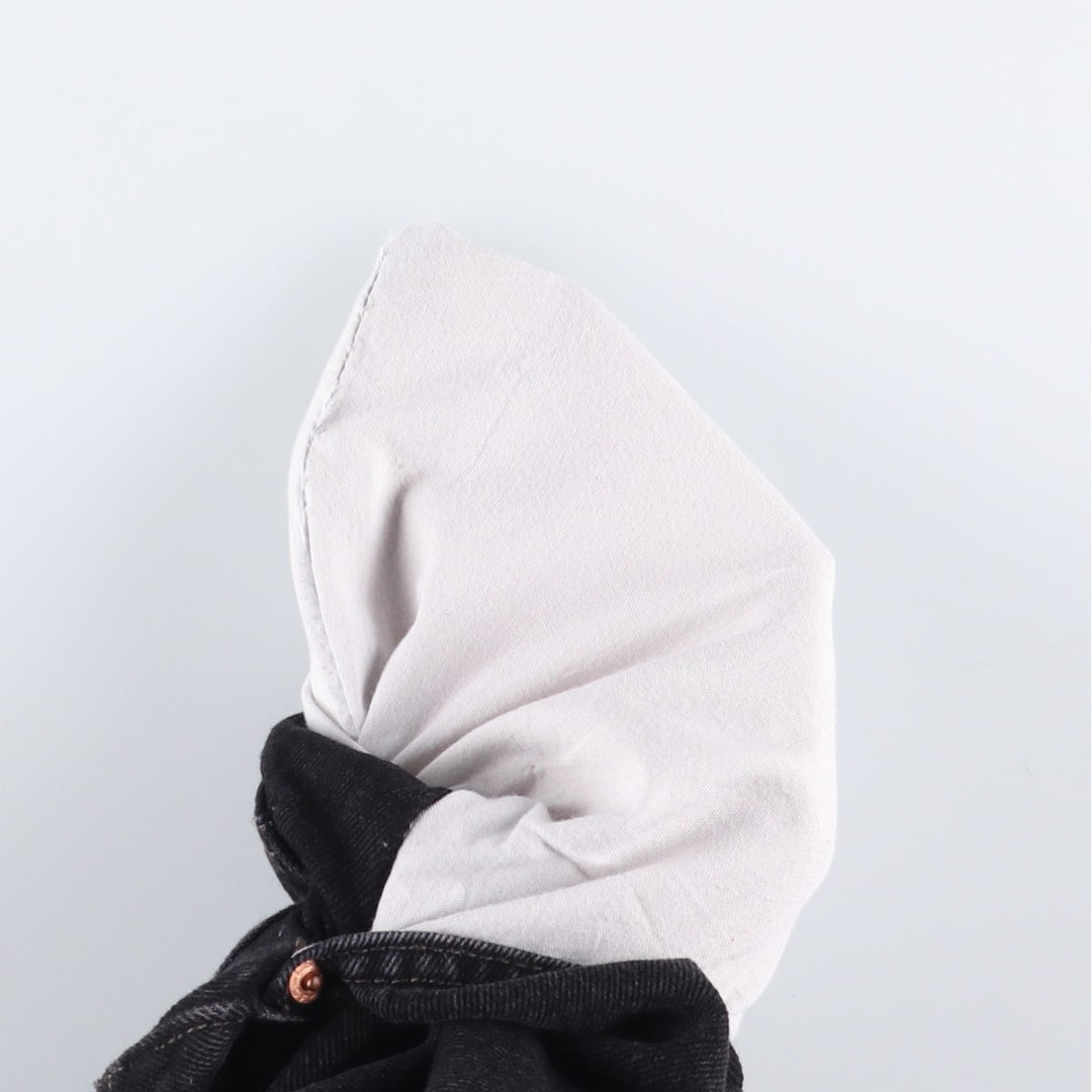 00'S Levi's 505 REGULAR FIT tapered denim pants for men, size w30 cotton black type Vintage Second Hand