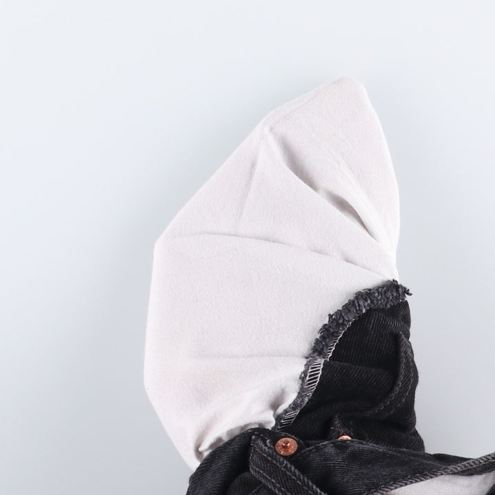 00'S Levi's 505 REGULAR FIT tapered denim pants for men, size w30 cotton black type Vintage Second Hand