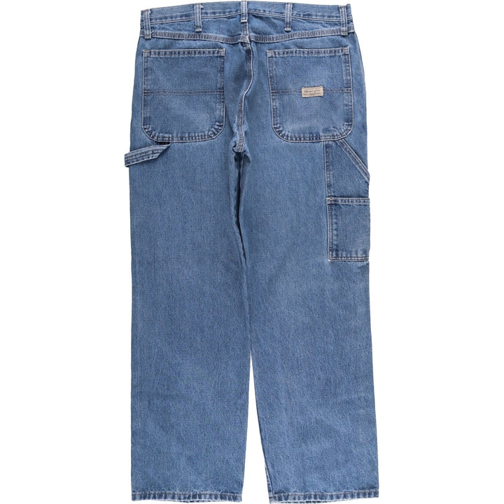 00'S Wrangler CARPENTER denim painter pants for men, equivalent to W34 cotton blue type Vintage Second Hand