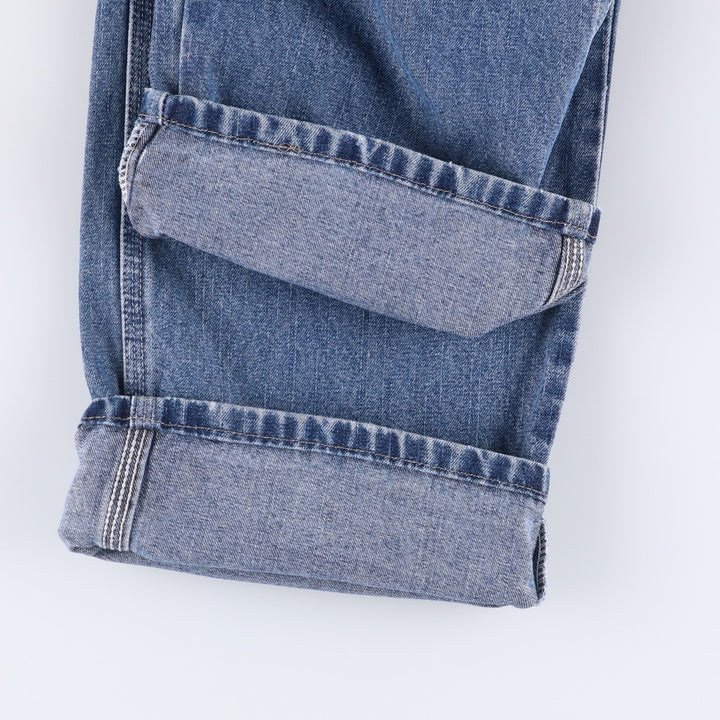00'S Wrangler CARPENTER denim painter pants for men, equivalent to W34 cotton blue type Vintage Second Hand