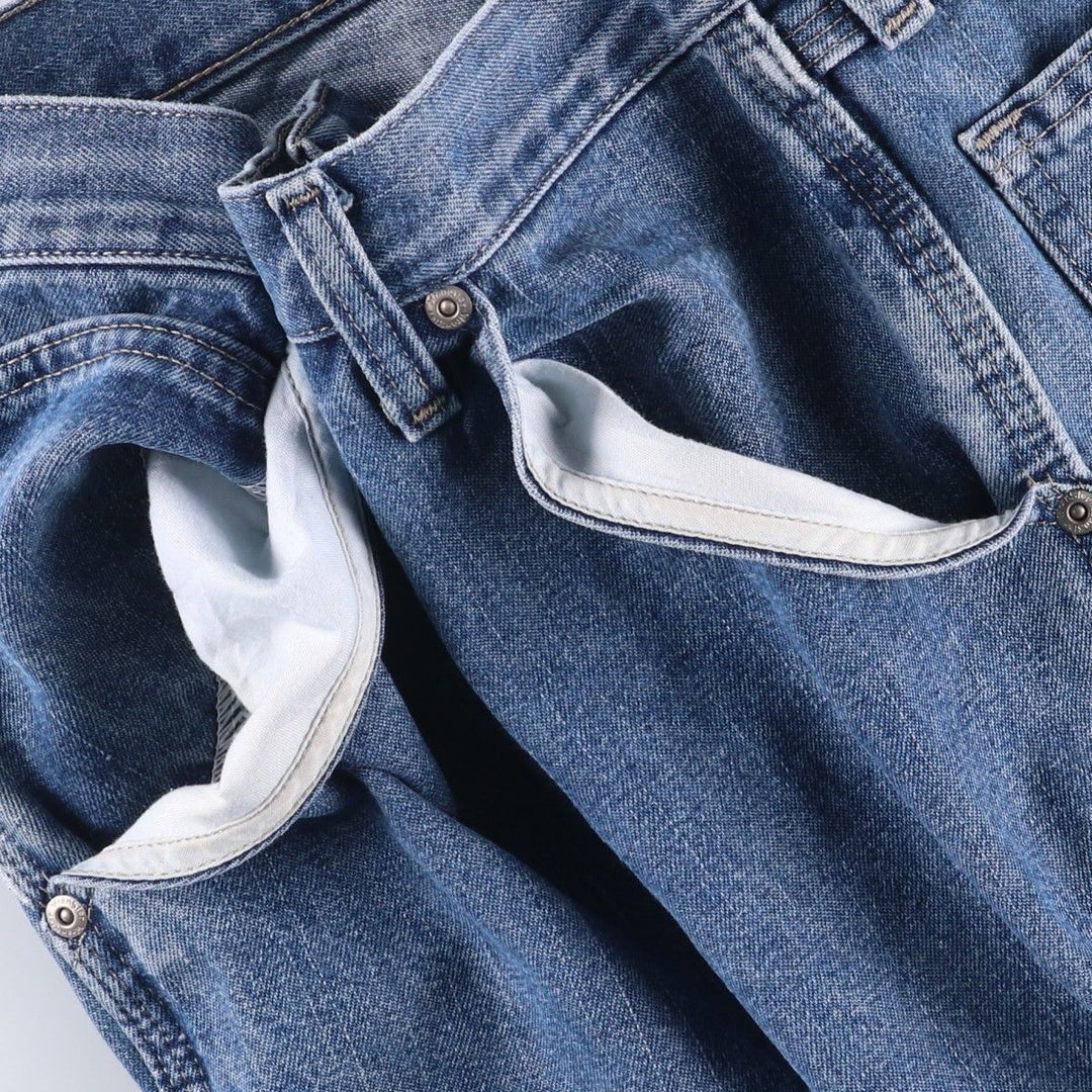 00'S Wrangler CARPENTER denim painter pants for men, equivalent to W34 cotton blue type Vintage Second Hand