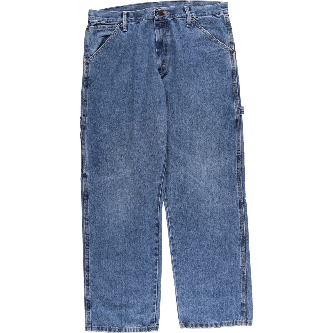 00'S Wrangler Denim Painter Pants Men's W34 cotton blue type Vintage Second Hand