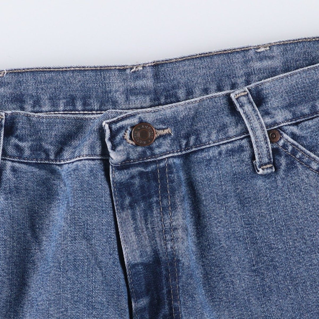 00'S Wrangler Denim Painter Pants Men's W34 cotton blue type Vintage Second Hand