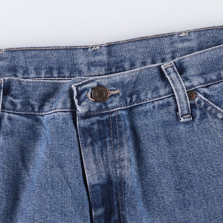 00'S Wrangler Denim Painter Pants Men's W34 cotton blue type Vintage Second Hand