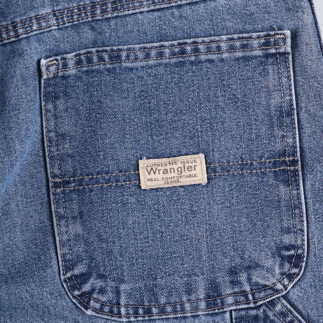 00'S Wrangler Denim Painter Pants Men's W34 cotton blue type Vintage Second Hand